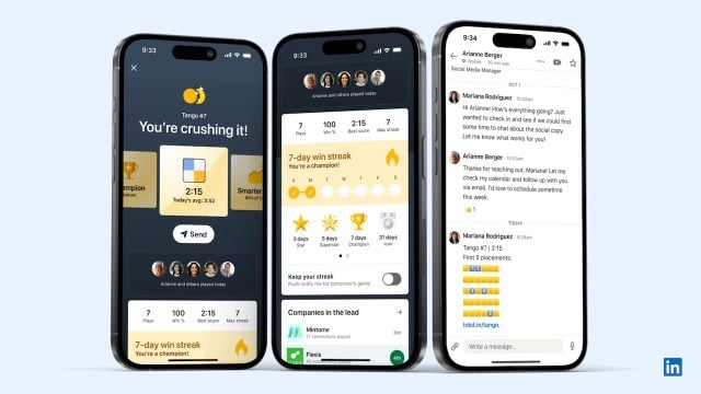 LinkedIn, Tango Adlı Dördüncü Bulmaca Oyununu Sundu