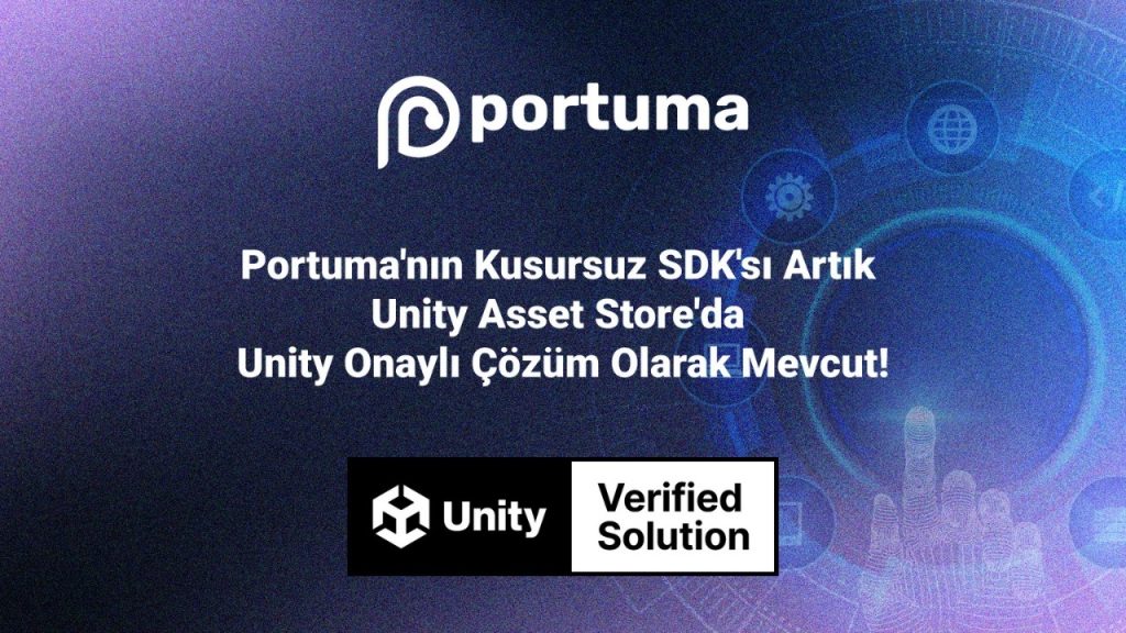 Portuma SDK artık Unity Asset Store’da, Unity tarafından onaylanmış bir çözüm olarak sunuluyor