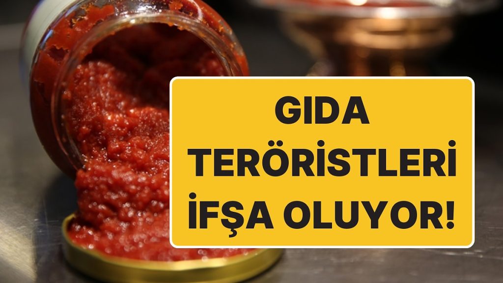 Mutfakların Vazgeçilmezi Salçaya Gıda Boyası Katmışlar