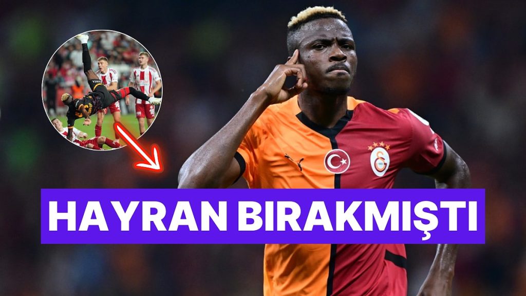 Galatasaraylı Victor Osimhen’in Antalyaspor’a Attığı Röveşata Golü Tarihe Geçti!