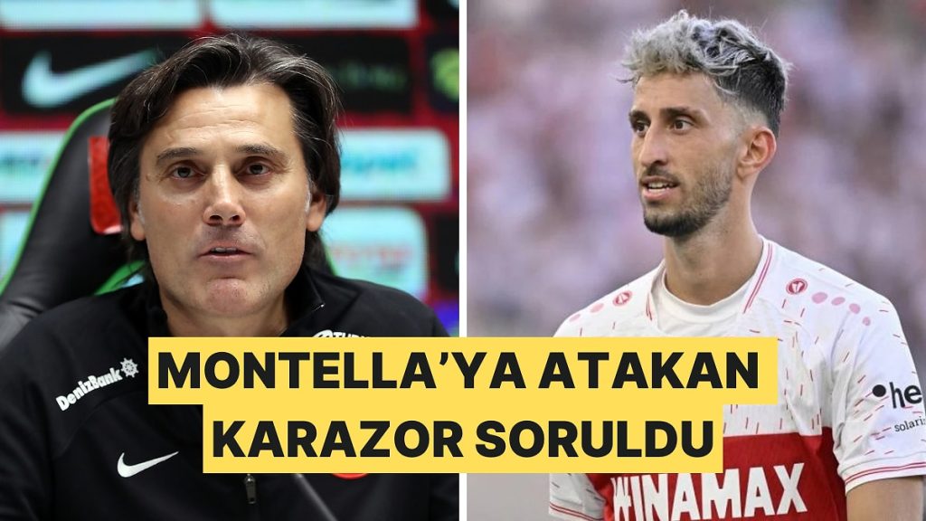 Vincenzo Montella’dan Atakan Karazor Açıklaması Geldi: “Zeki Bir Futbolcu”