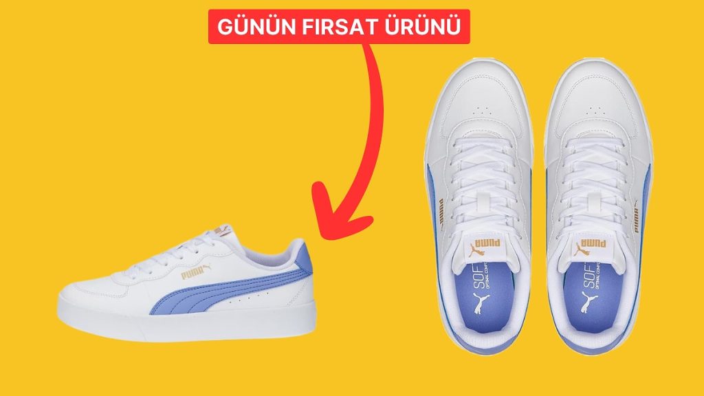 Puma Skye Clean Kadın Spor Ayakkabı İndirimde!