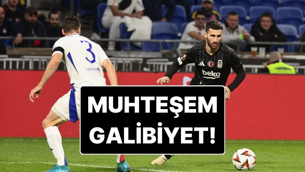 Beşiktaş, UEFA Avrupa Ligi’nde Karşılaştığı Olympique Lyon’u 1-0 Mağlup Etti!