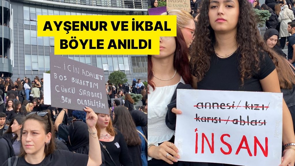 Ayşenur Halil’in Okul Arkadaşlarının Anma Programından Çarpıcı Kareler