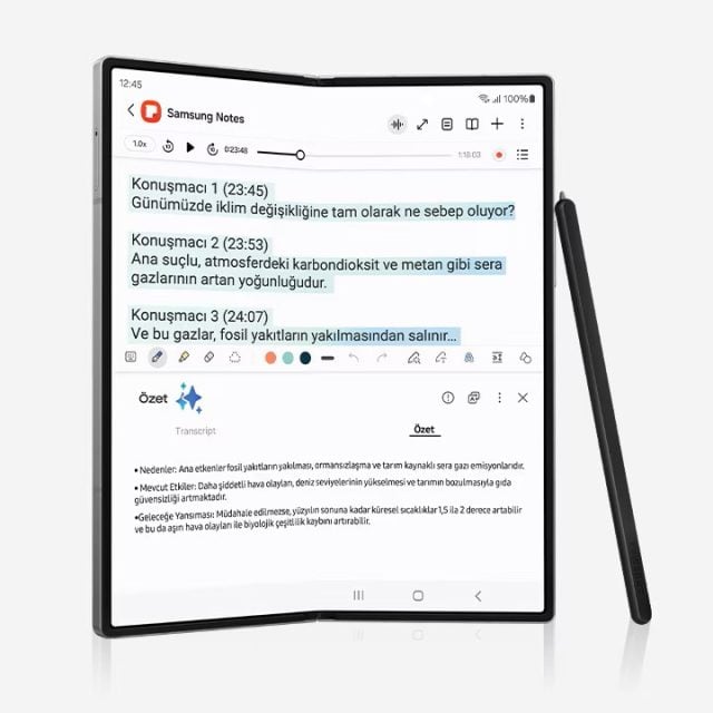 Samsung’un Yapay Zeka Çeviri Özelliklerine Türkçe Dil Desteği Geldi