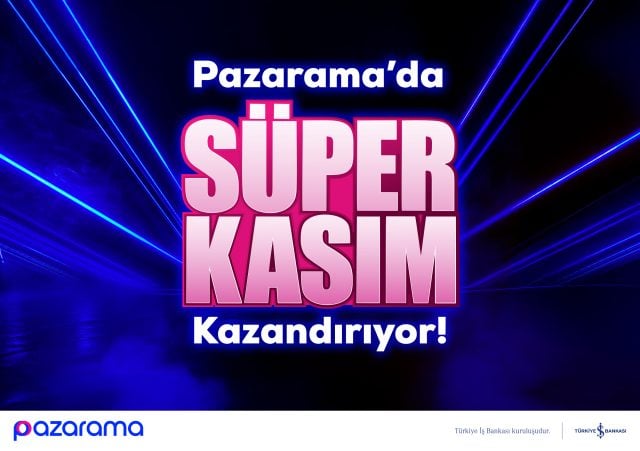 Pazarama’da Süper Kasım İndirimleri Kazandırıyor
