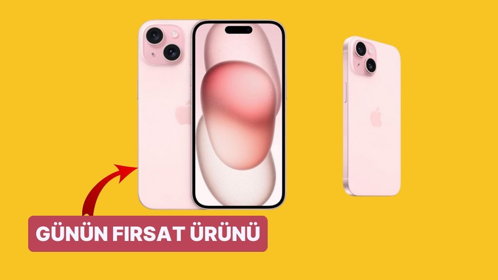 Apple iPhone 15 (512 GB) İndirimde!