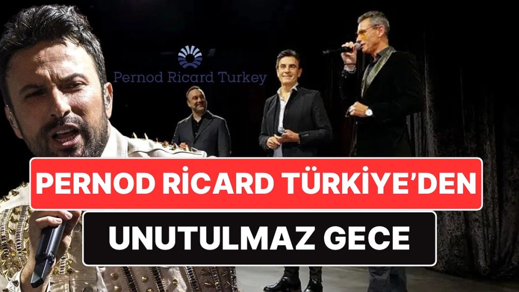 Pernod Ricard Türkiye’den Erken Yeni Yıl Kutlaması: Gece Megastar Tarkan Damga Vurdu