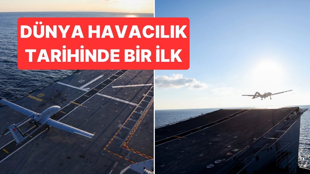 Bayraktar TB3 Gemiden İniş Kalkış Yapmayı Başardı