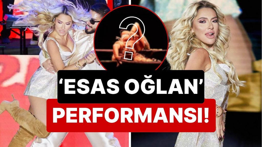 Hadise, ‘Esas Oğlan’ Dizisinin Yasaklanan Fragmanına Tepkisini Konserde Verdiği Benzer Pozlarla Gösterdi