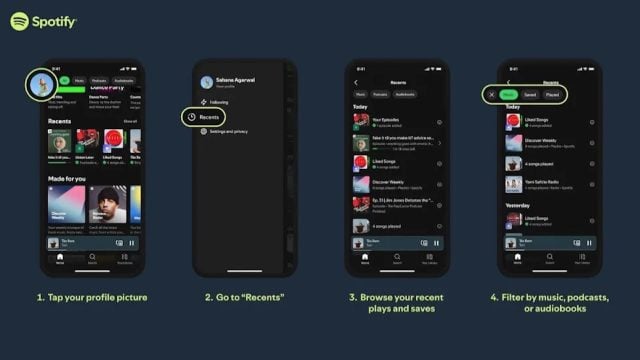 Spotify, Yakınlarda Çalınanlar ile Dinleme Geçmişinizi 90 Güne Kadar Saklayacak