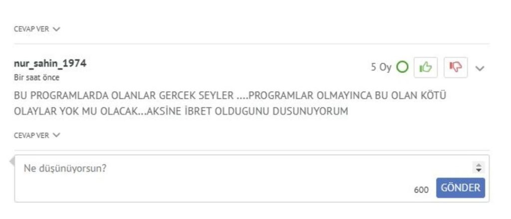 Haberler Mynet’ten, yorumlar sizden! Yorum özelliğimizle haberlerimize katkıda bulunun, sesiniz duyulsun