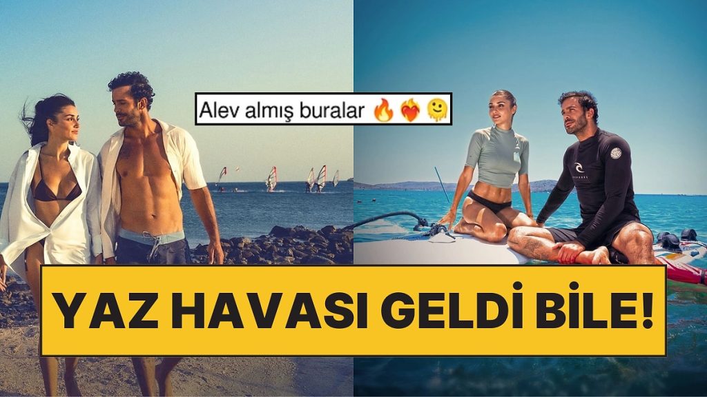 Hande Erçel ve Barış Arduç’lu Rüzgara Bırak Filminden Gelen Fotoğraflar Ortalığı Yaktı Geçti!