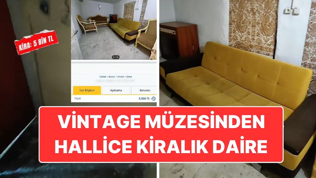Pendik’teki 5 Bin TL’ye Kiralanan Vintage Müzesinden Hallice Bodrum Dairesi Şaşkınlık Yarattı