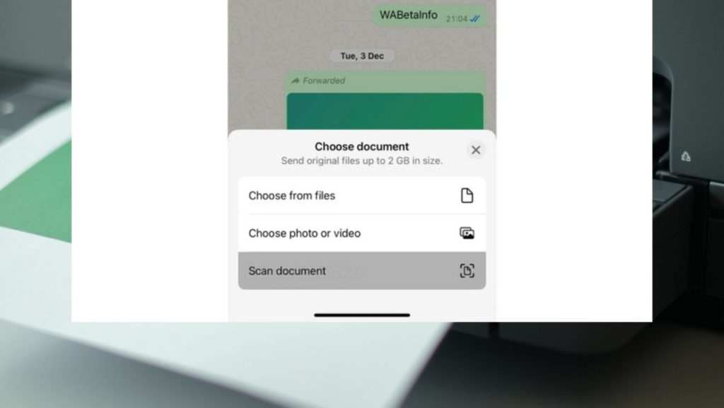 WhatsApp’tan iPhone sahiplerine belge tarama özelliği!