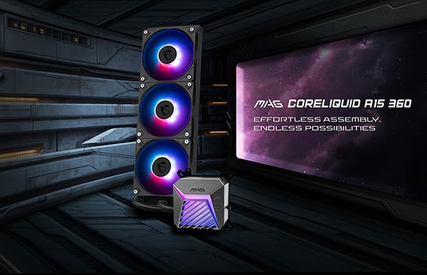 MSI, CES 2025’te MAG CORELIQUID A15 Serisi, MEG Ai1600T PCIE5 ve MEG MAESTRO 900L Modellerini Tanıttı