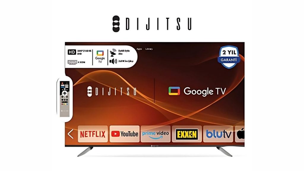 BİM 10 Ocak 2025 Cuma günü Dijitsu DG22000 Google TV satıyor
