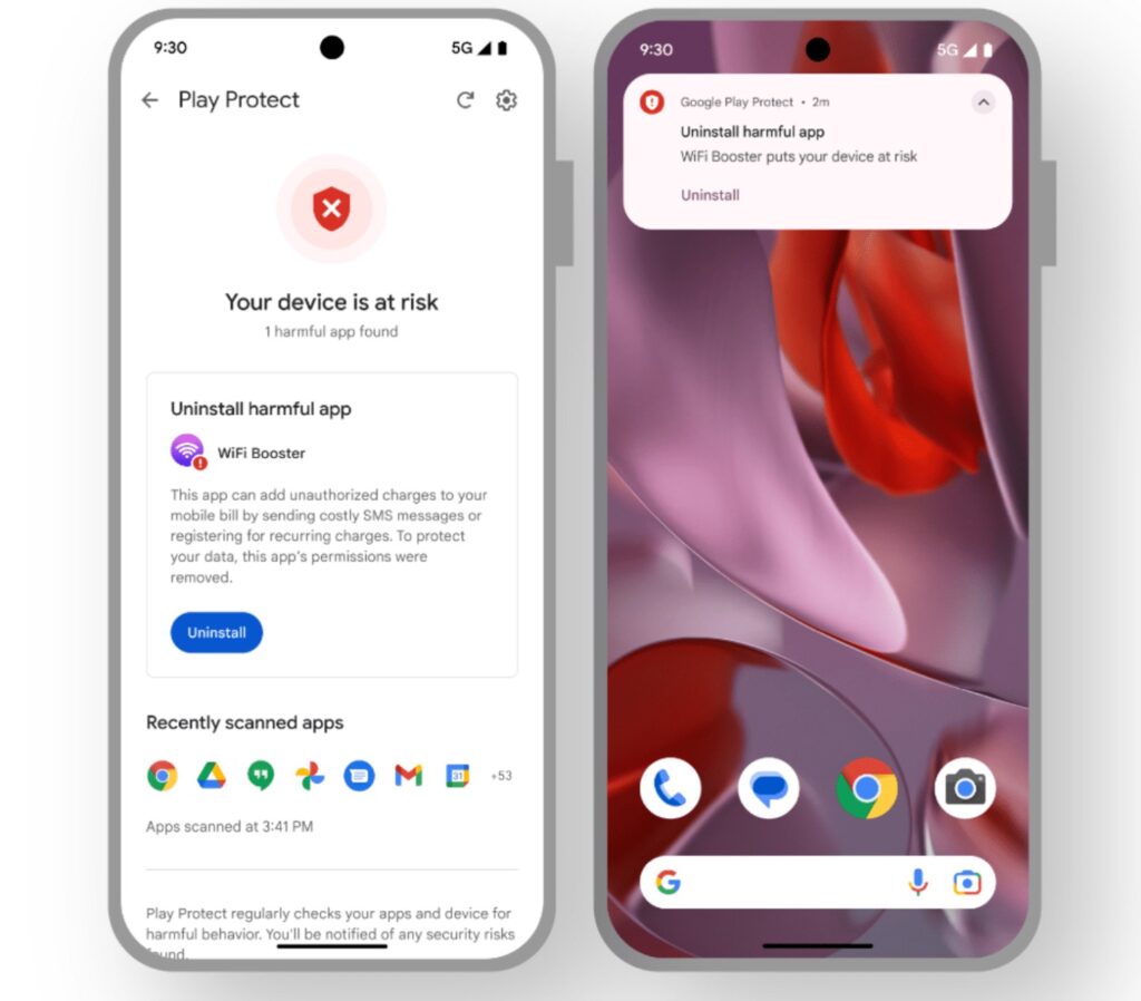 Google Play Protect zararlı uygulamaların izinlerini kaldıracak