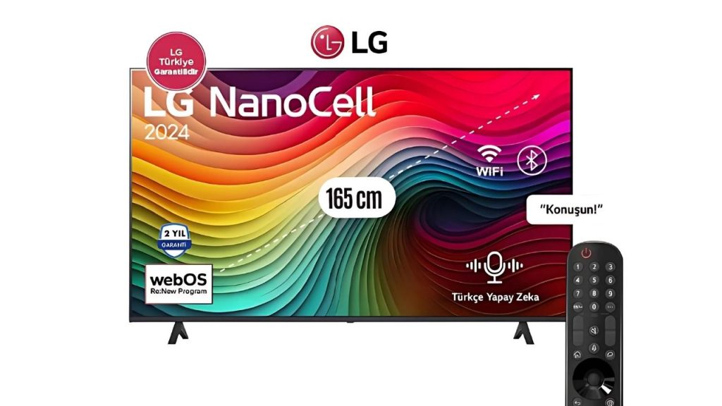 LG 65NANO81T6A TV modeli 24 Ocak 2025 Cuma günü BİM’de