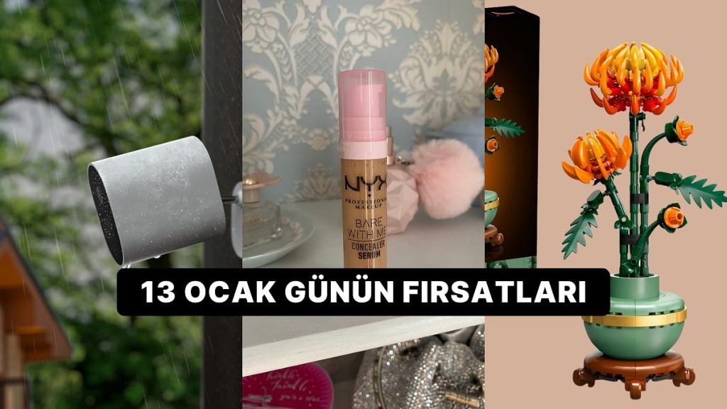 Bugün İndirimde Neler Var? NYX Bare With Me Kapatıcı’dan Xiaomi Kamera’ya 13 Ocak 2025 Günün Fırsatları