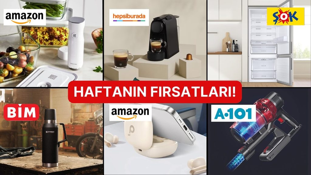 Haftanın Tüm İndirimleri Burada! Hepsiburada’dan Amazon’a Dikkat Çeken İndirimler ve Aktüel Katalogları
