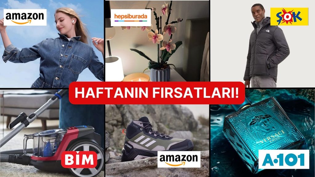 Haftanın Tüm İndirimleri Burada! Hepsiburada’dan Amazon’a Dikkat Çeken İndirimler ve Aktüel Katalogları