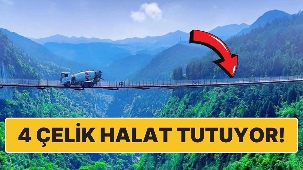 300 Metre Yükseklikte, Sadece 4 Çelik Halat Üzerine İnşa Edilmiş!