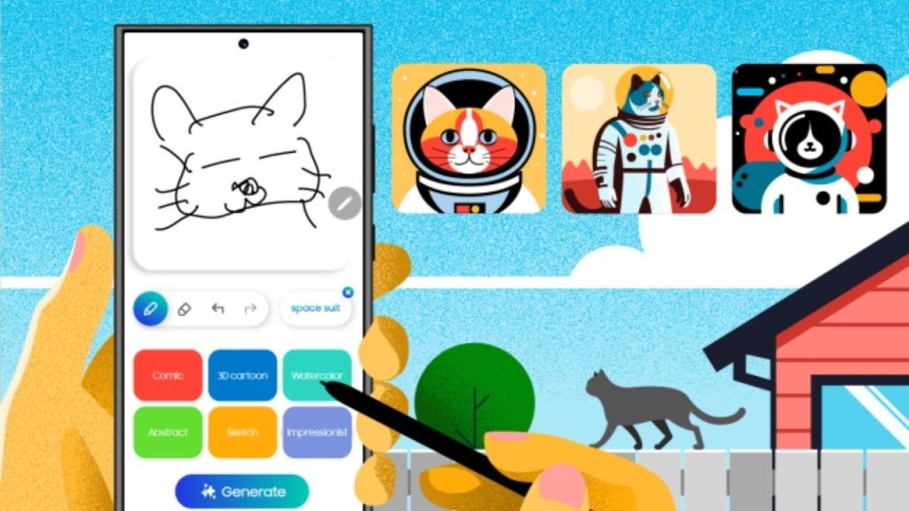 Samsung’un “Sketch to Image” çizim aracı daha yetenekli oluyor
