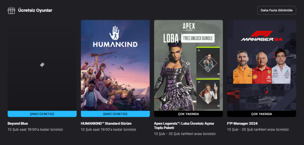 Haftanın Ücretsiz Epic Games Store Oyunları (6 Şubat)