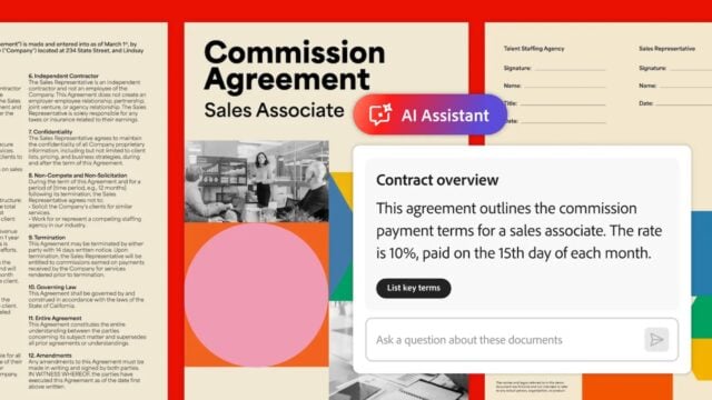 Adobe Acrobat AI Assistant Artık Sözleşmeleri Değerlendirebiliyor