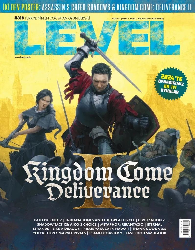 LEVEL Şubat-Mart-Nisan sayısı (#318) bayilerde!