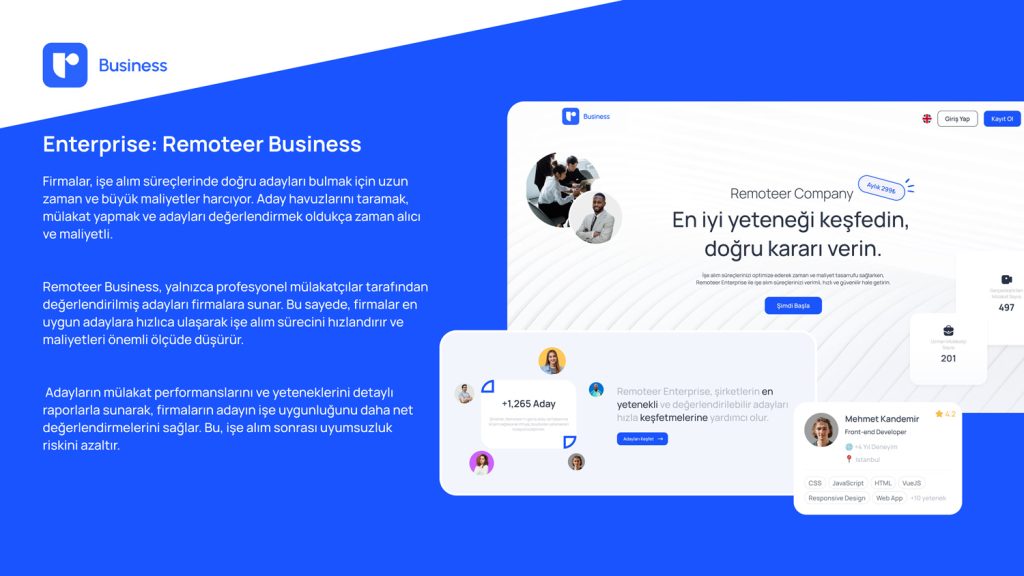 Profesyonel mülakatçılar ile adayları buluşturan yerli girişim: Remoteer