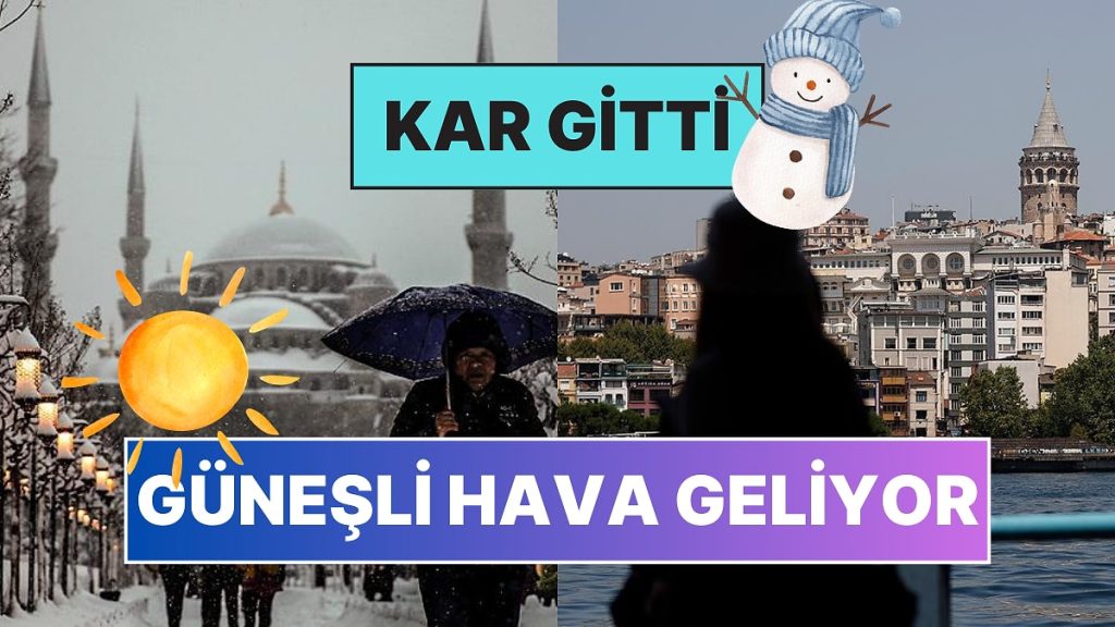 Yağışlar Gidiyor Güneşli Havalar Geri Dönüyor