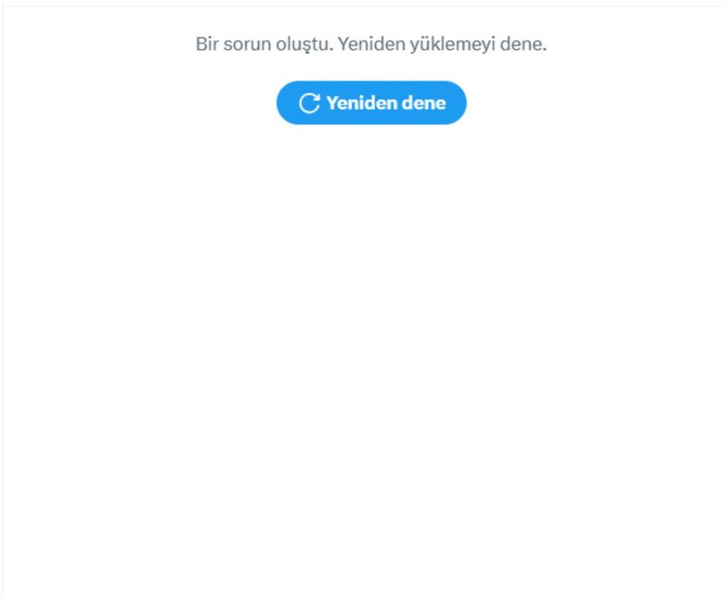X (Twitter) çöktü mü? X (Twitter) neden açılmıyor, X’te (Twitter) “Bir sorun oluştu. Yeniden yüklemeyi dene” hatası nedir?
