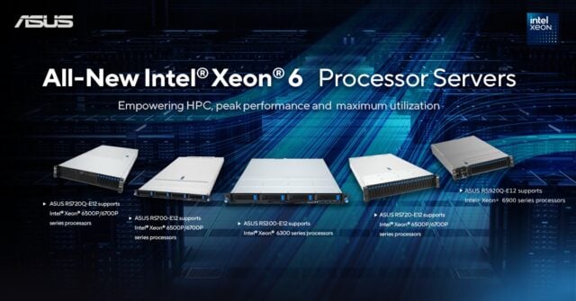 ASUS Yeni Intel Xeon 6 Sunucu Serisini Tanıttı