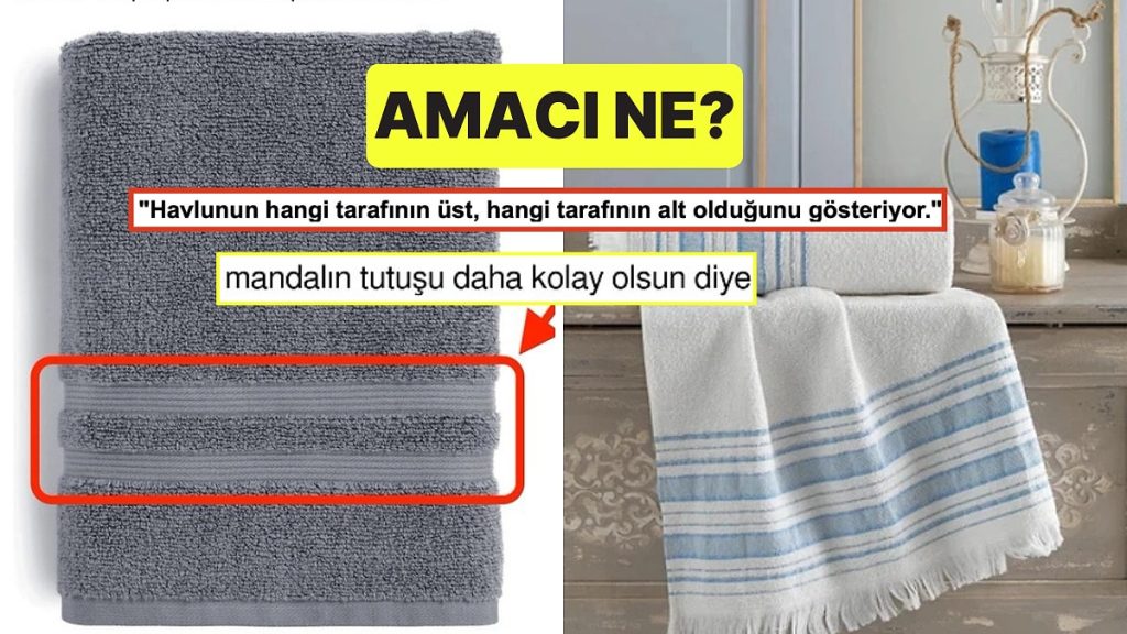 “Havlunun Alt Kısmında Yer Alan Şerit Ne İşe Yarıyor?” Sorusuna Goygoycular Cevap Verdi