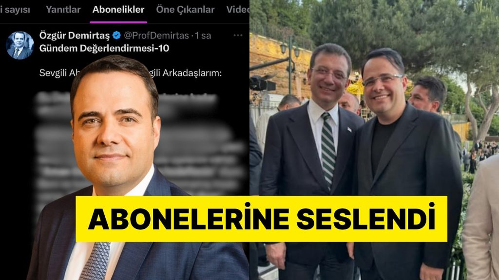 Uzun Zamandır Paylaşım Yapmayan Özgür Demirtaş Sessizliğini Bozdu