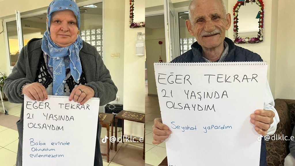 Huzurevi Sakinleri “Tekrar 21 Yaşında Olsaydınız Ne Yapardınız?” Sorularını Yanıtladı