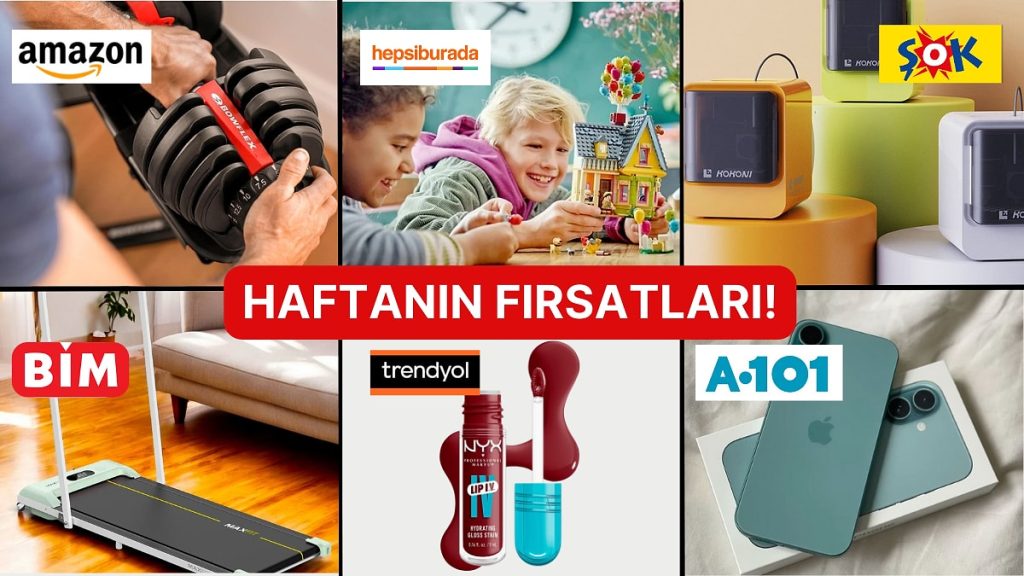 Haftanın Tüm İndirimleri Burada! Hepsiburada’dan Amazon’a Dikkat Çeken İndirimler ve Aktüel Katalogları
