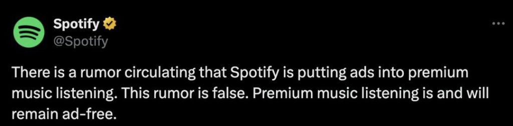 Spotify’dan “Premium abonelere reklam” iddialarına yanıt geldi!