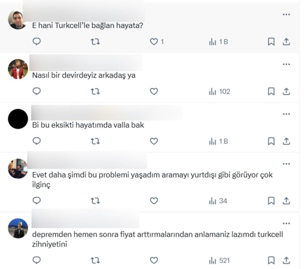 Turkcell çöktü mü? Kullanıcılar sosyal medyada tepki gösterdiler