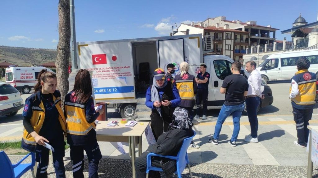 Yozgat Çekerek’te gezici sağlık aracıyla ücretsiz sağlık taramaları yapıldı