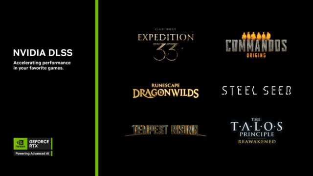 DLSS, Steel Seed, The Talos Principle: Reawakened ve 6 Yeni Oyunda Performansı Hızlandırıyor