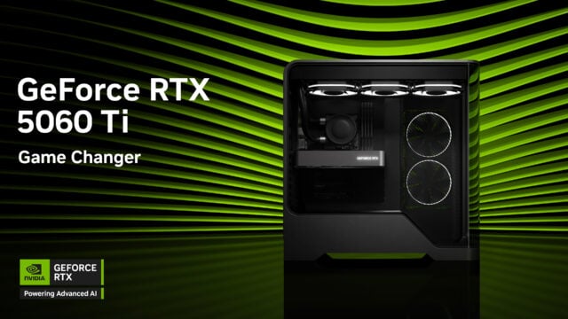 NVIDIA, Yeni GeForce RTX 5060 Ti Game Ready Sürücüsü Yayınlandı