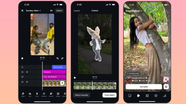 Instagram, CapCut Rakibi Edits Uygulamasını Yayınladı