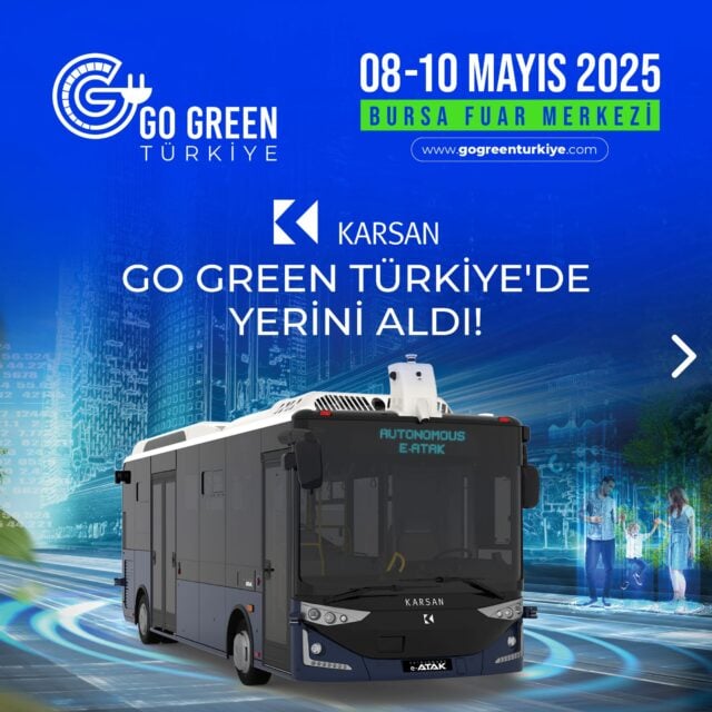 Karsan’ın Otonom Aracı OTONOM e-ATAK, Go Green Türkiye’de