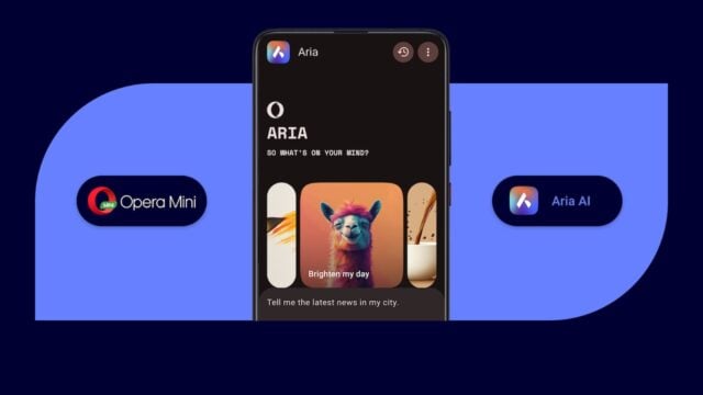 Aria AI, Android için Opera Mini Uygulamasına Geldi