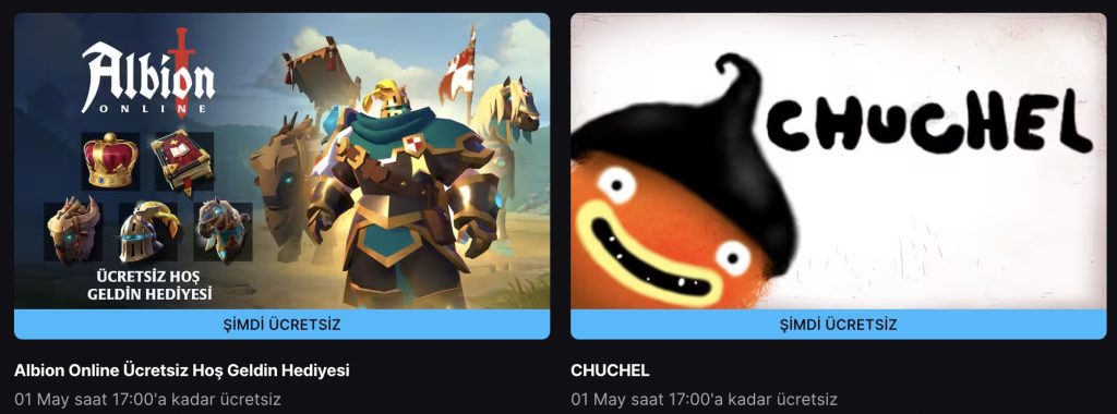Epic Games Store haftanın ücretsiz oyunları erişime açıldı