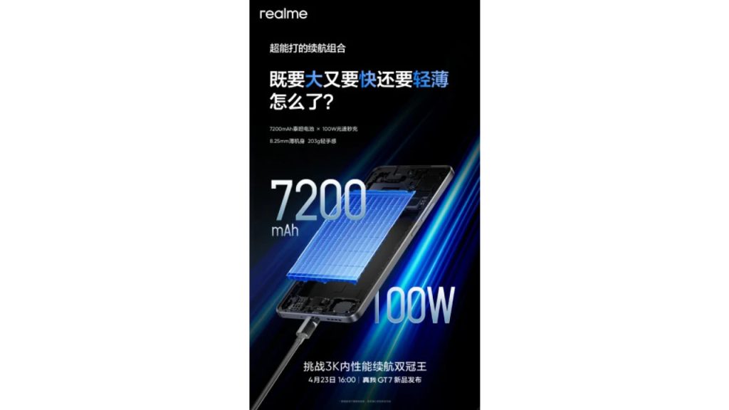 realme GT 7 batarya özellikleri açıklandı