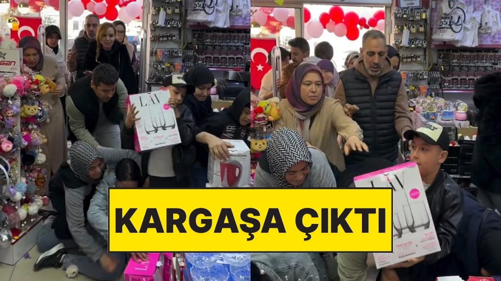 İndirimli Ürün Satacağını Duyuran Bir Mağazanın Açılışında İzdiham Yaşandı